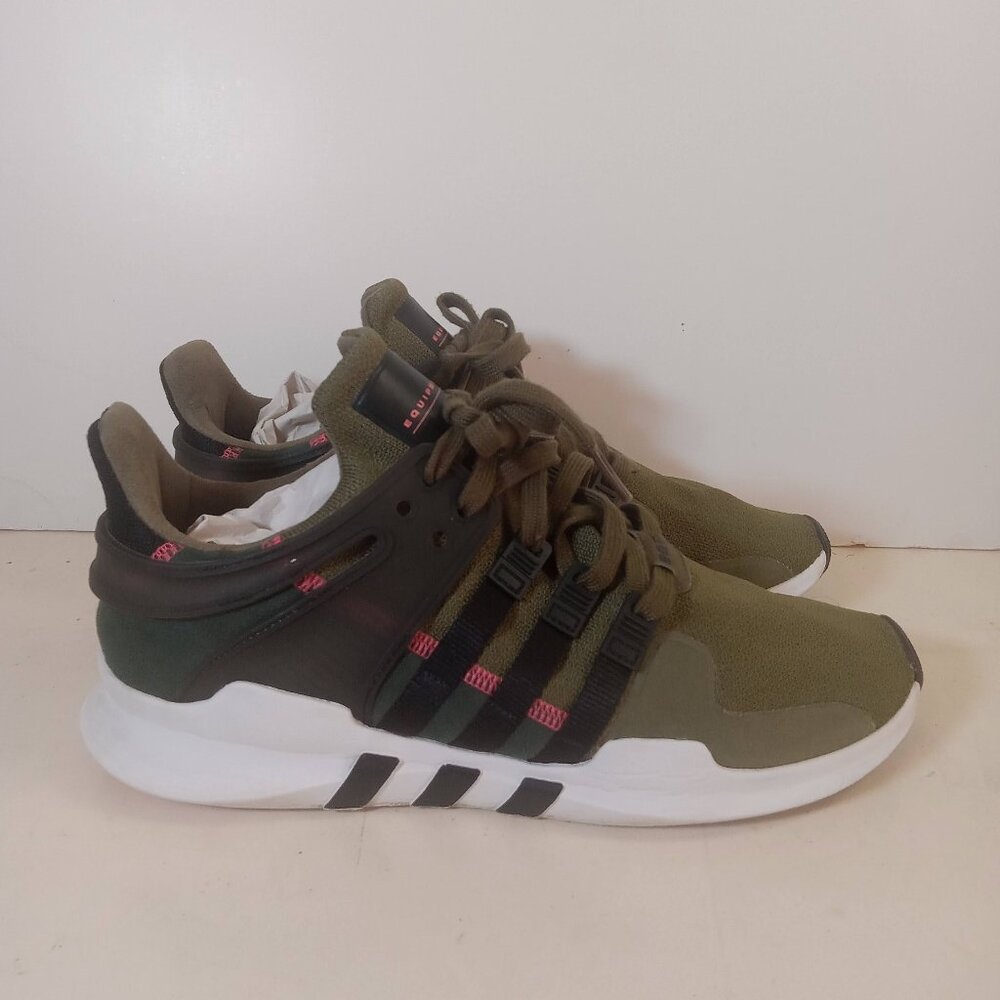Adidas Equipment Support ADV - S76961 - Green Black Trainers UK 6.5